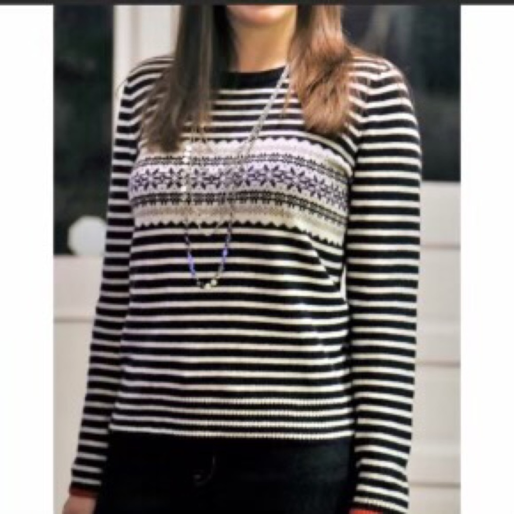 J.Crew Women’s Fair Isle Print Sweater